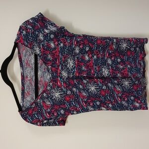 Lilly Pulitzer  fireworks shirt Sparks Fly Glow